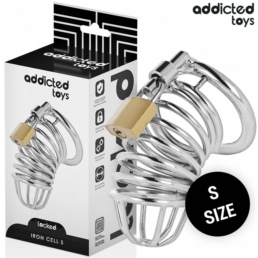 Addicted Toys Iron Cell S gabbia castità metallo 40 mm