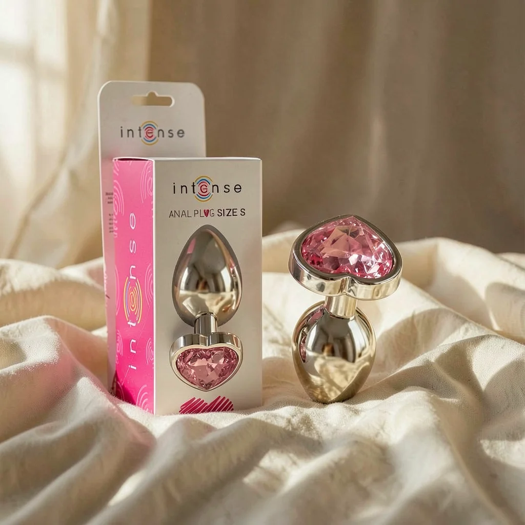 Frutille Intense Plug Cuore Rosa S plug anale