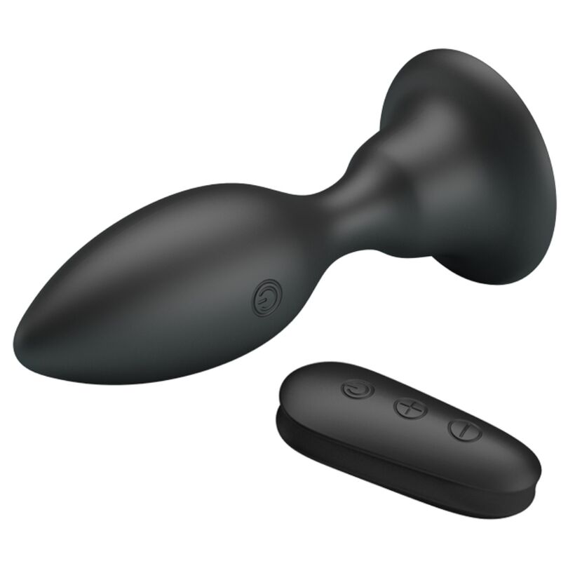Mr Play Plug Anale con Telecomando plug vibrante 12 modalità