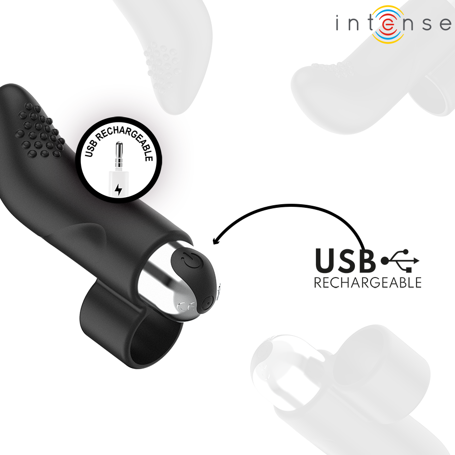 Frutille Damiano Intense stimolatore dito silicone impermeabile