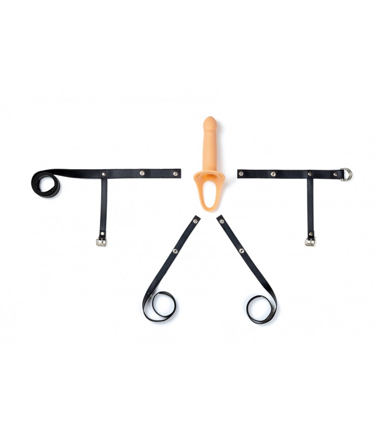 Love Hit by Virgite H3 strap-on cavo vibrante taglia S silicone
