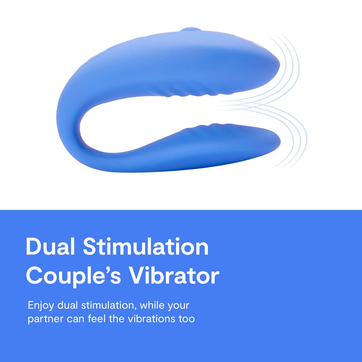 We-Vibe Match vibratore di coppia blu ricaricabile