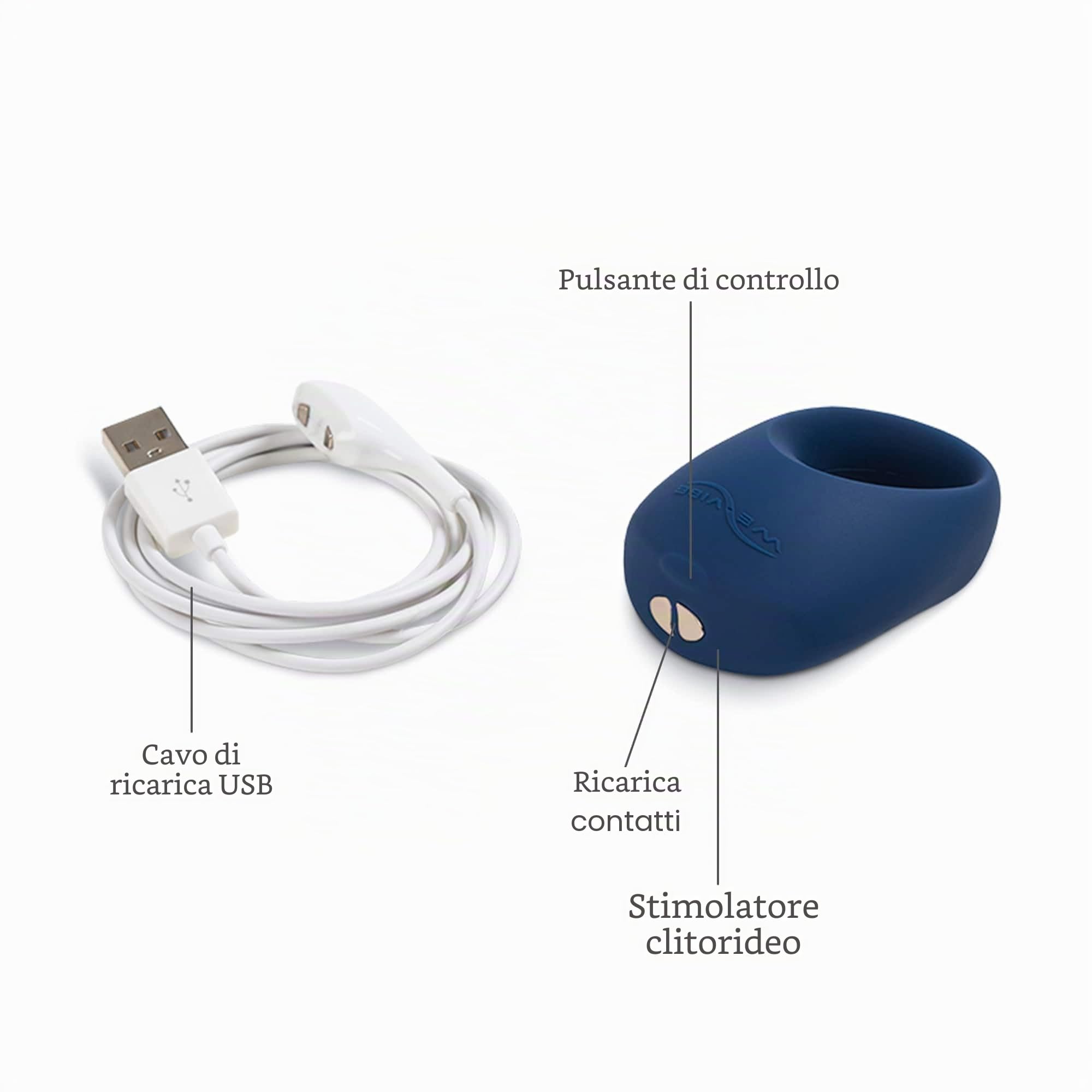 We-Vibe Pivot anello vibrante ricaricabile con app