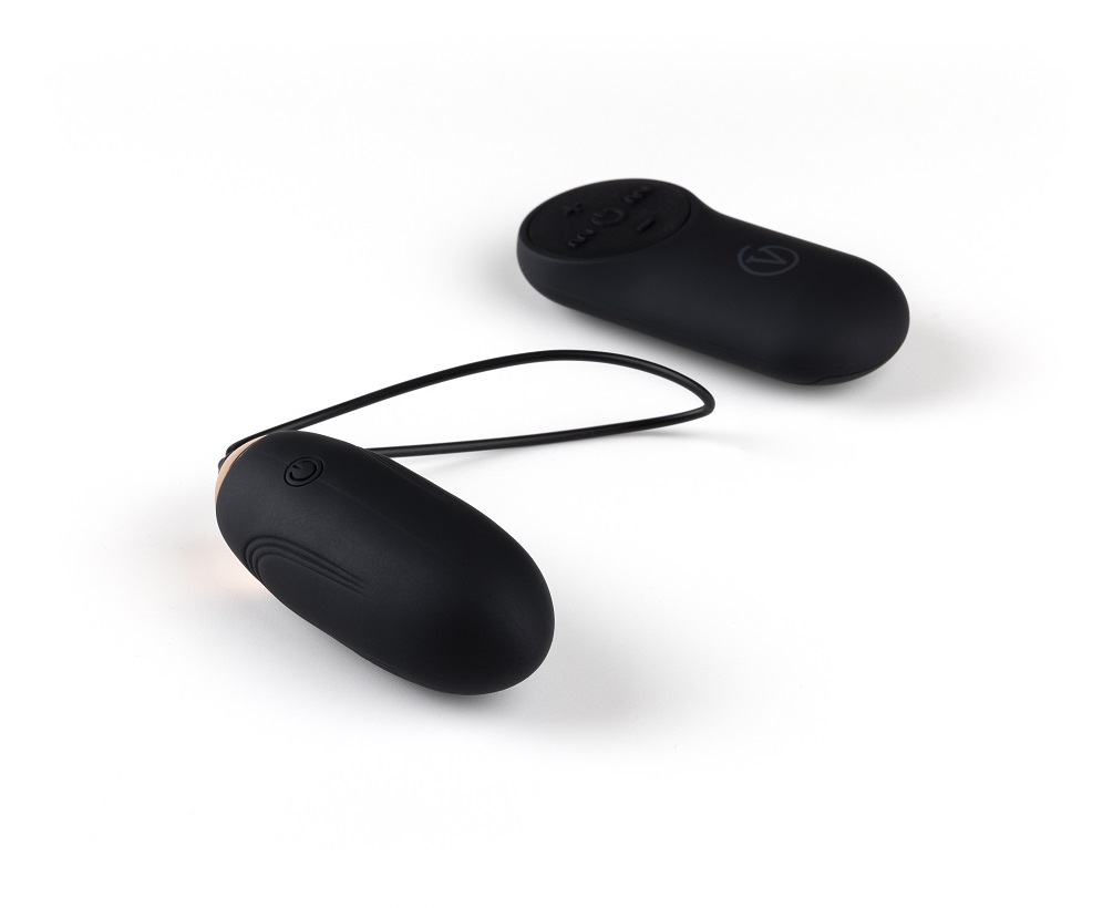 Love Hit by Virgite G3 uovo vibrante con telecomando nero silicone