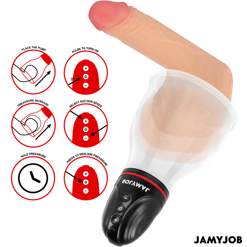 Jamyjob Xpand Lite stimolatore a aspirazione 3 livelli