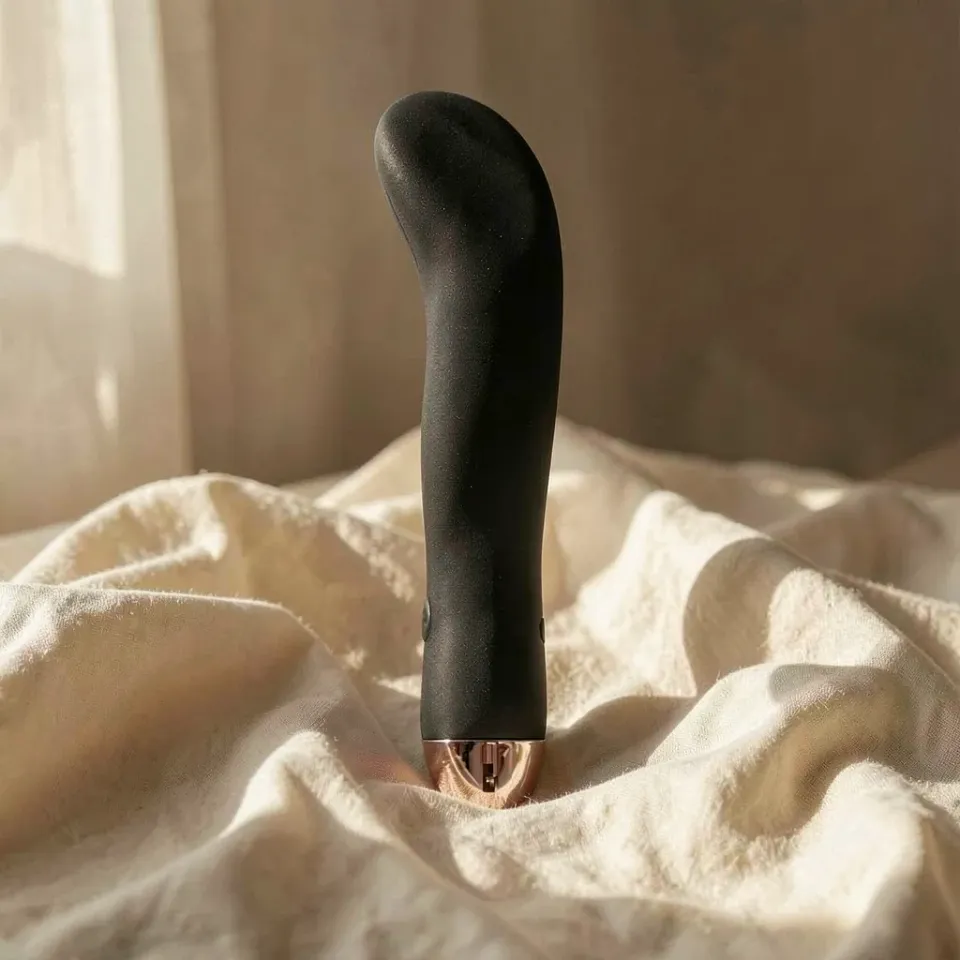 Dolce Vita Due vibratore ricaricabile silicone nero 13,2 cm