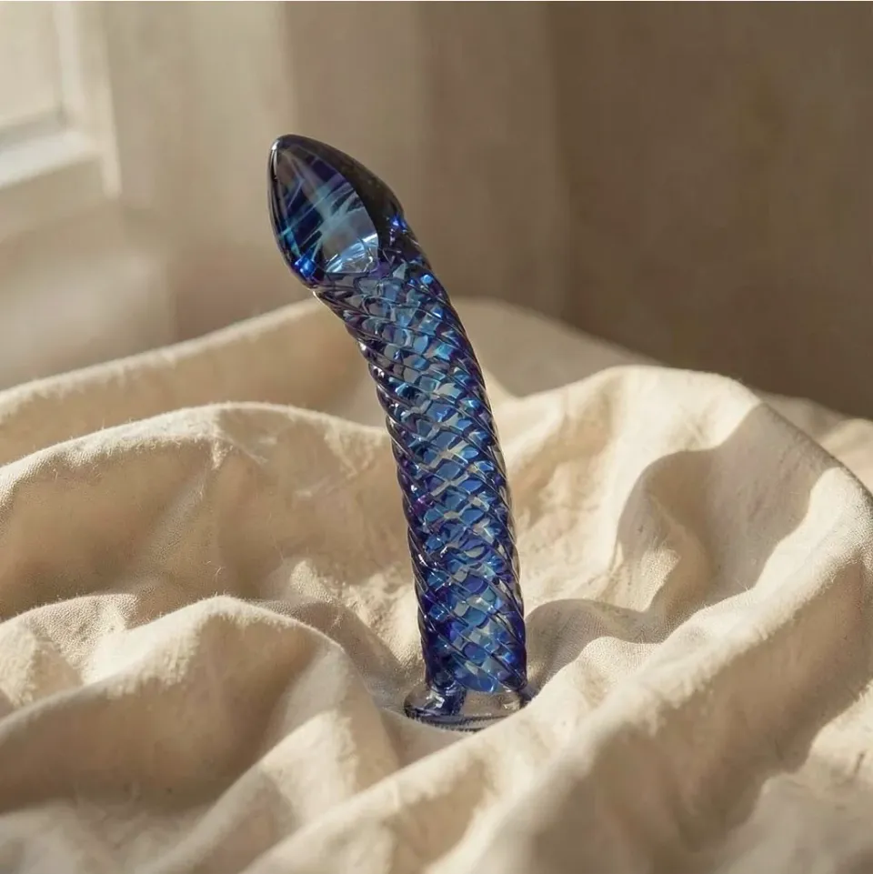 Icicles N. 29 dildo in vetro 17x3 cm