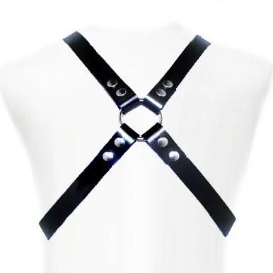 Leather Body imbracatura base pelle a croce