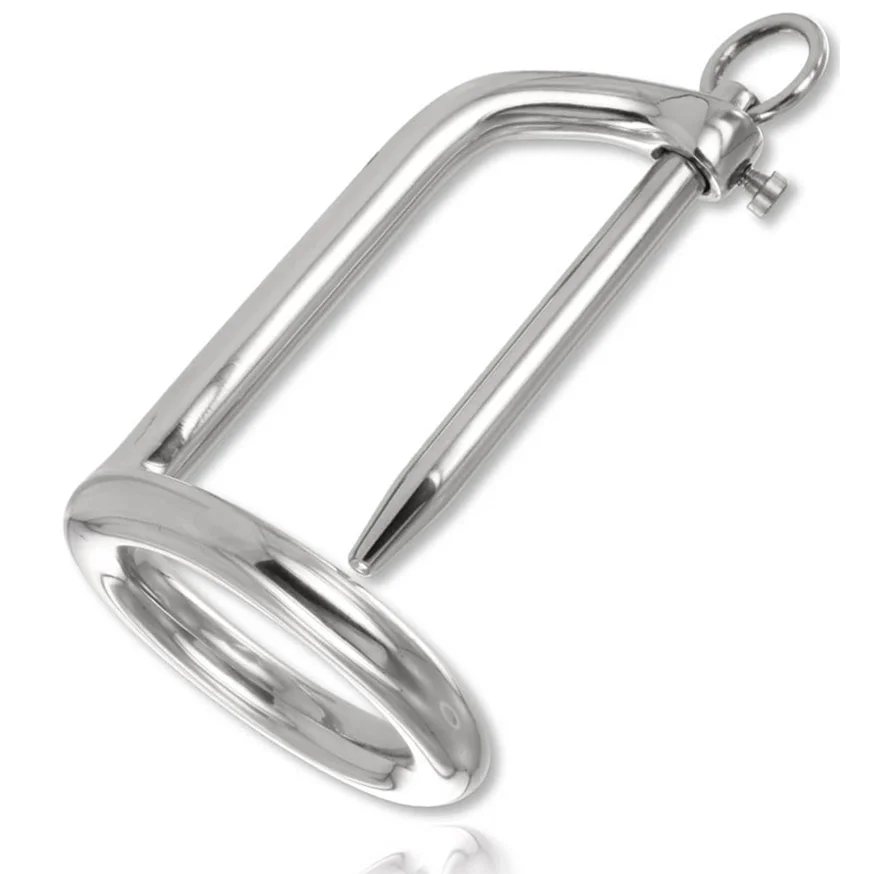 Metal Hard anello glande con plug uretrale acciaio