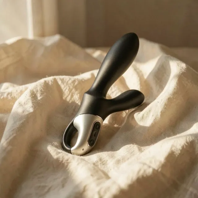 Satisfyer Heat Climax+ vibratore prostatico riscaldante nero