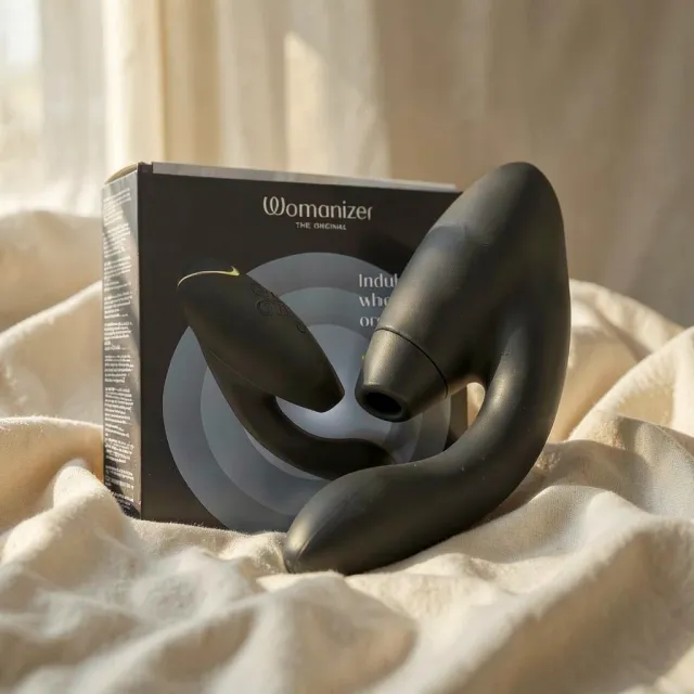 Womanizer Duo 2 succhiaclitoride nero punto G