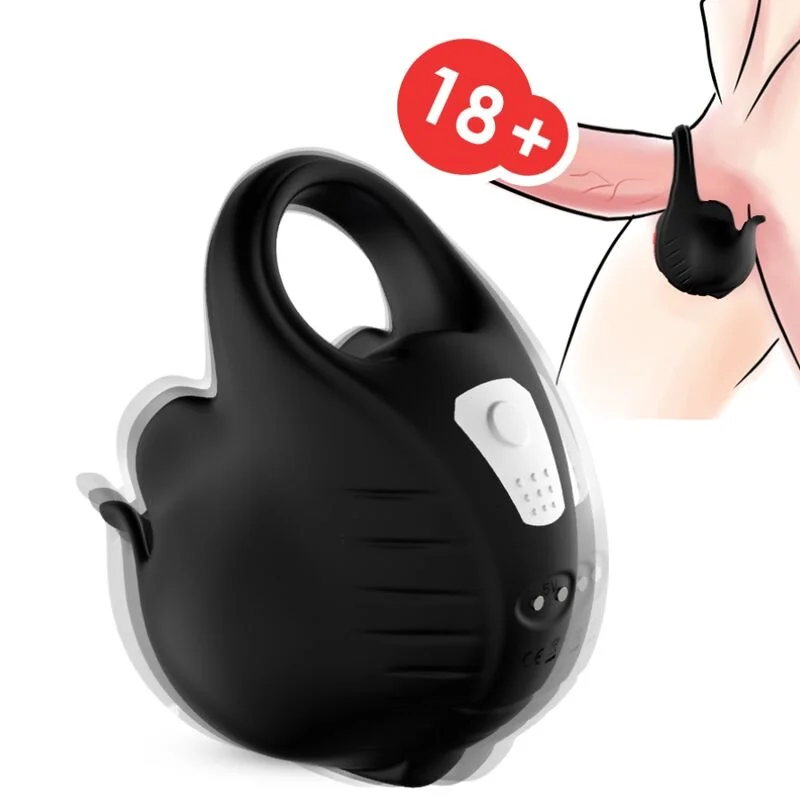 Armony Coppe anello vibrante doppio silicone nero