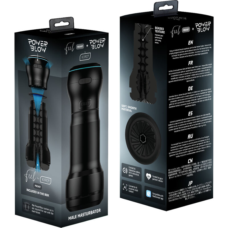 Kiiroo Feel Pocket PowerBlow masturbatore interattivo