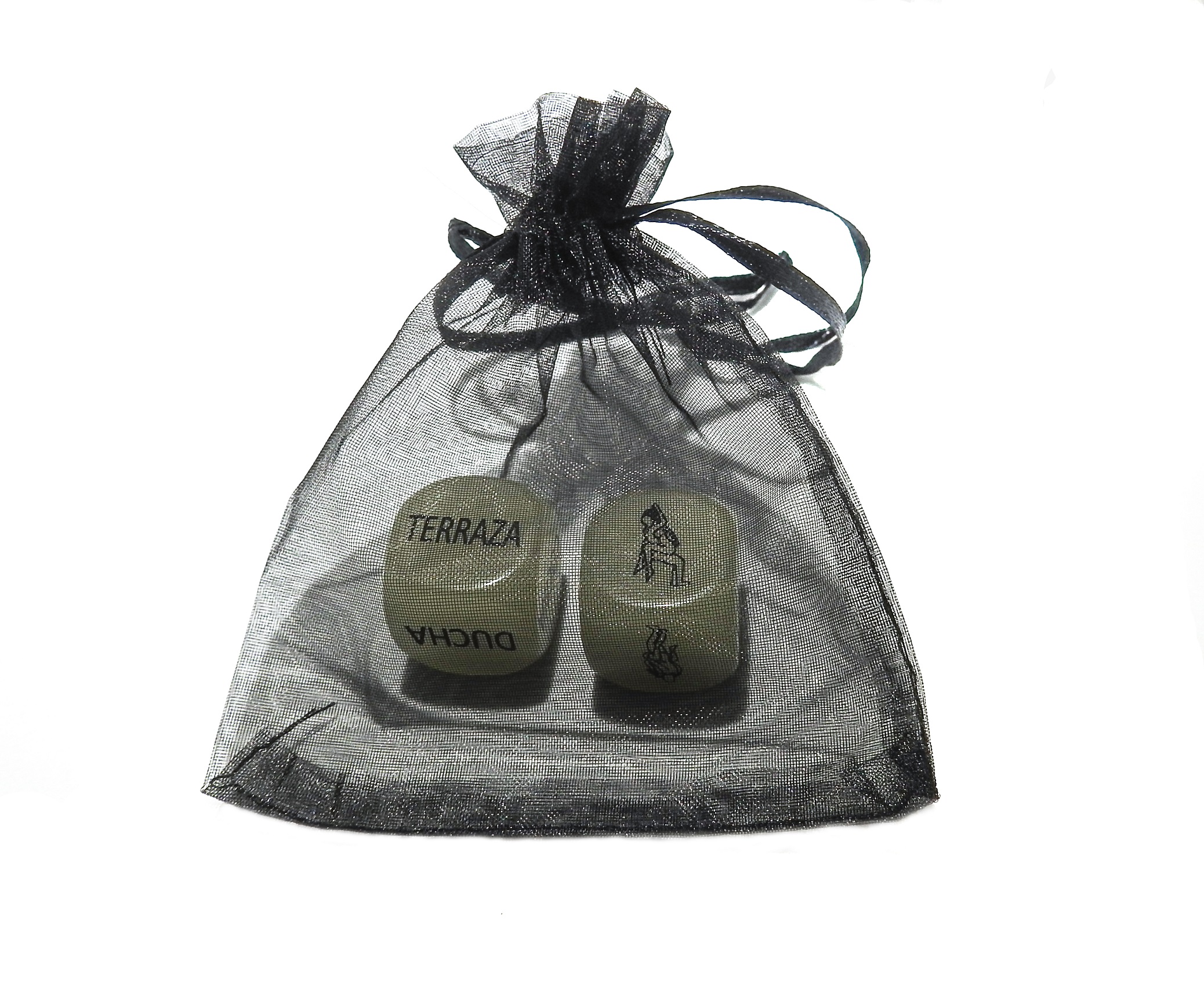 Love Hit dadi erotici coppia set 2 pezzi con borsa