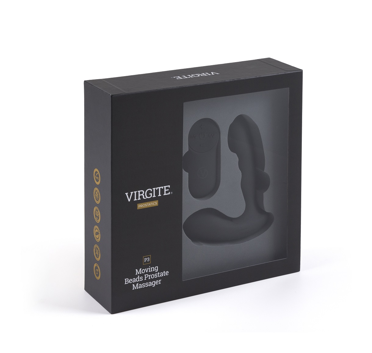Love Hit by Virgite P3 vibratore prostatico silicone telecomando