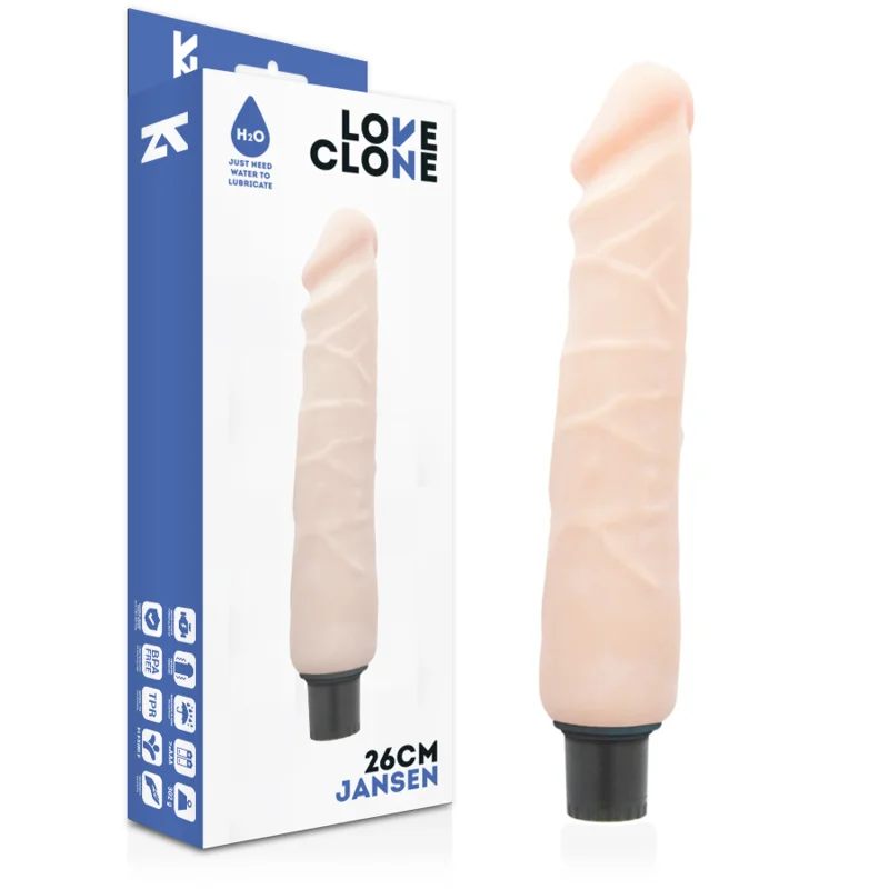 LoveClone Jansen vibratore realistico autolubrificante