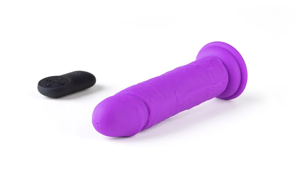 Virgite Love Hit R15 vibratore realistico 16,5 cm viola telecomando