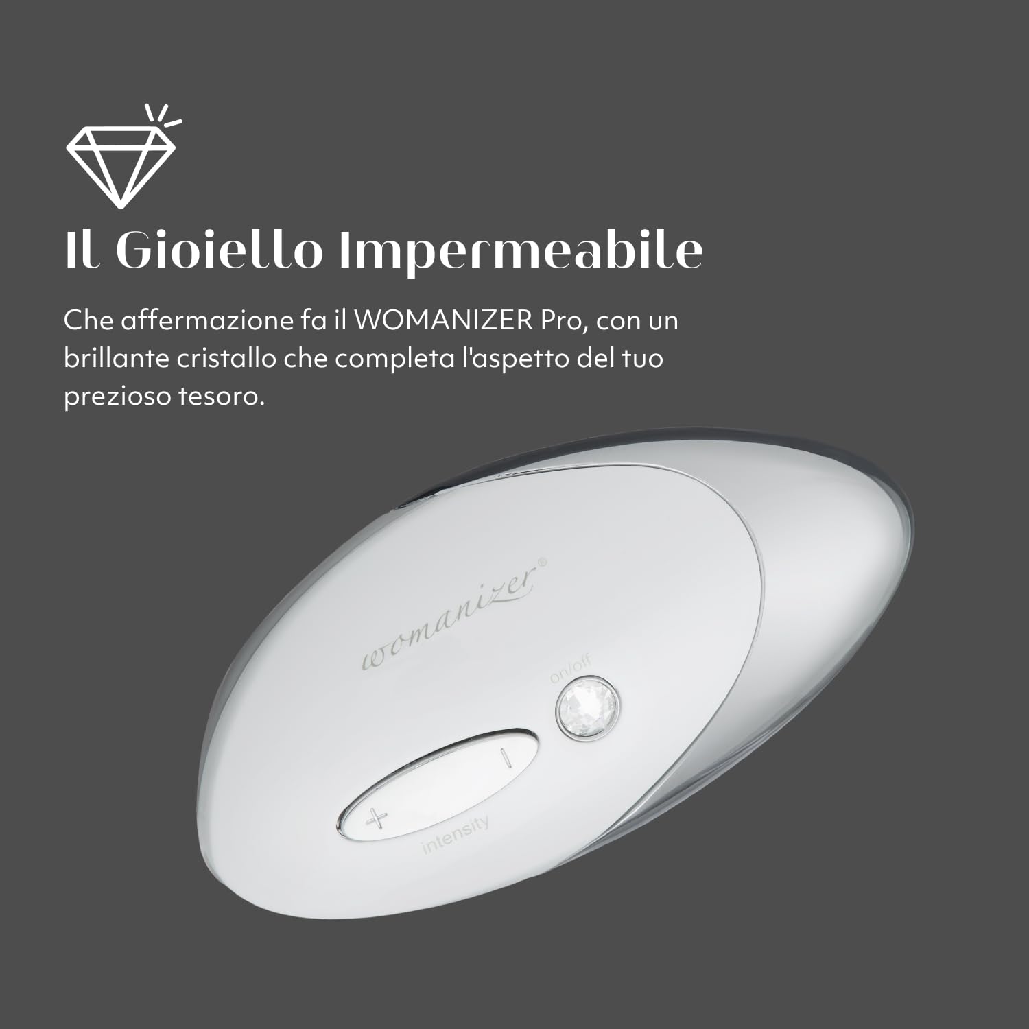 Womanizer W500 succhiatore clitorideo bianco 12 intensità