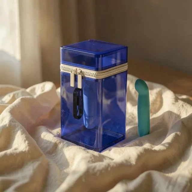 B Swish Bcute Curve Infinite Classic vibratore blu silicon