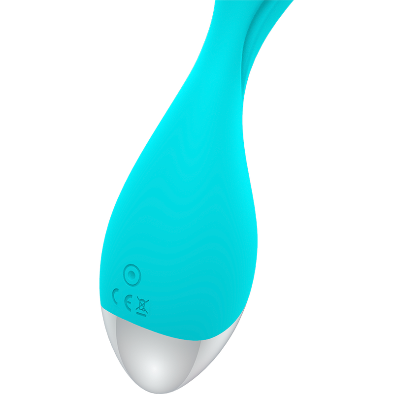 Happy Loky Mini Fun vibratore turchese silicone