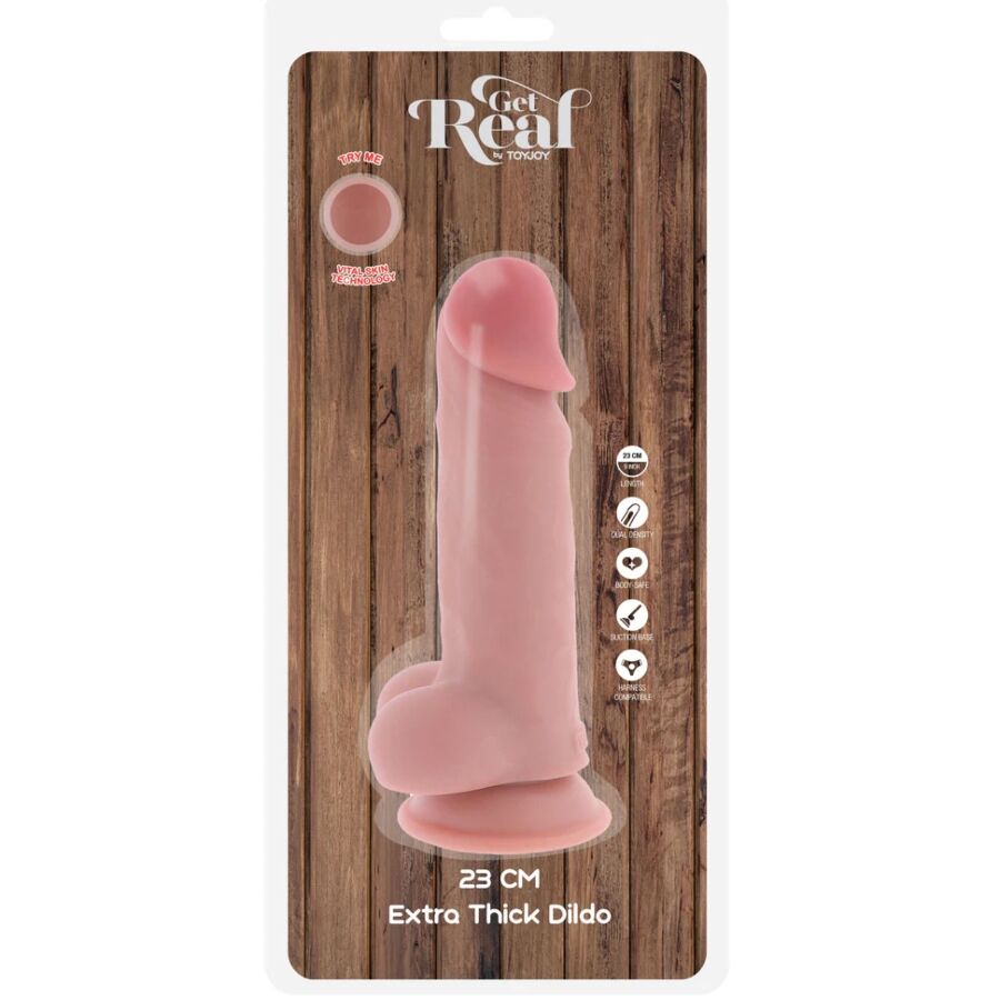 ToyJoy Get Real Deluxe 23 cm dildo con ventosa