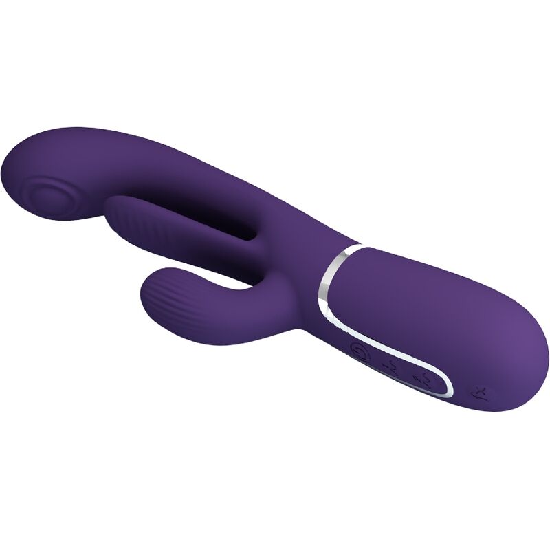Pretty Love Shania vibratore rabbit linguetta silicone