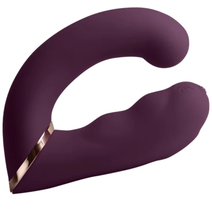 Rocks-Off Gemini vibratore rabbit viola silicone