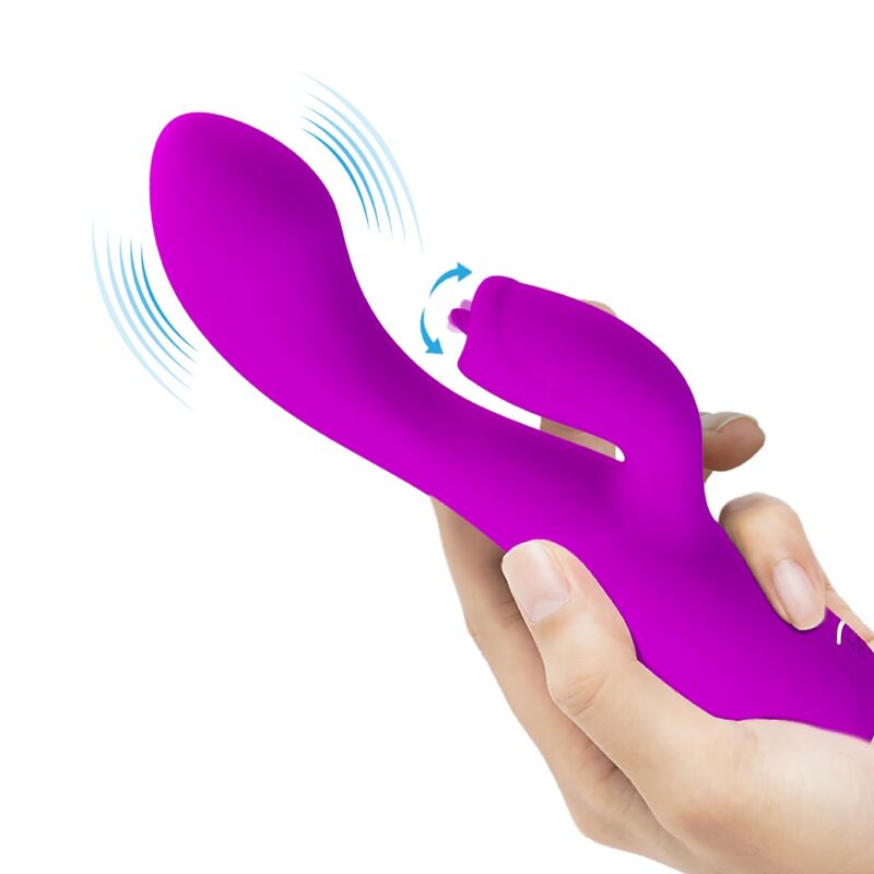 Pretty Love Gloria vibratore rabbit viola doppia stimolazione