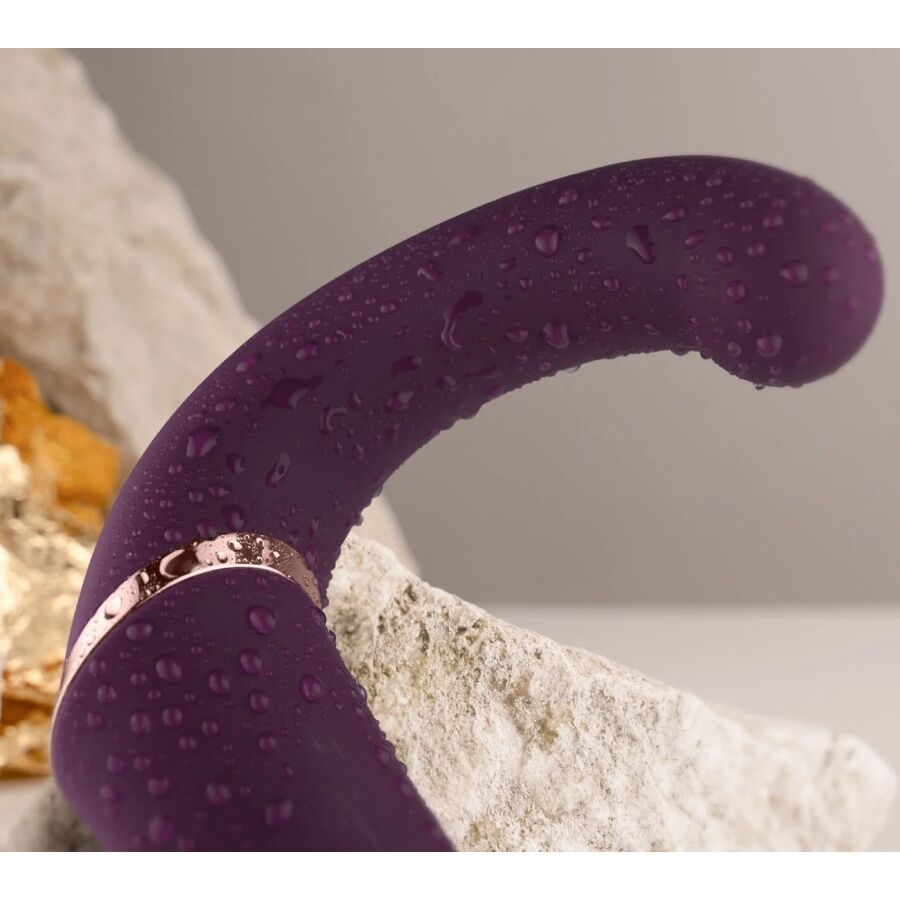 Rocks-Off Gemini vibratore rabbit viola silicone