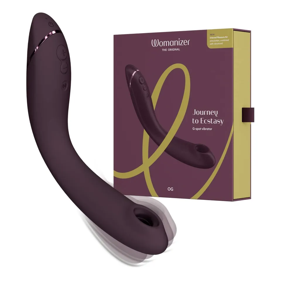 Womanizer OG stimolatore clitorideo aubergine Pleasure Air