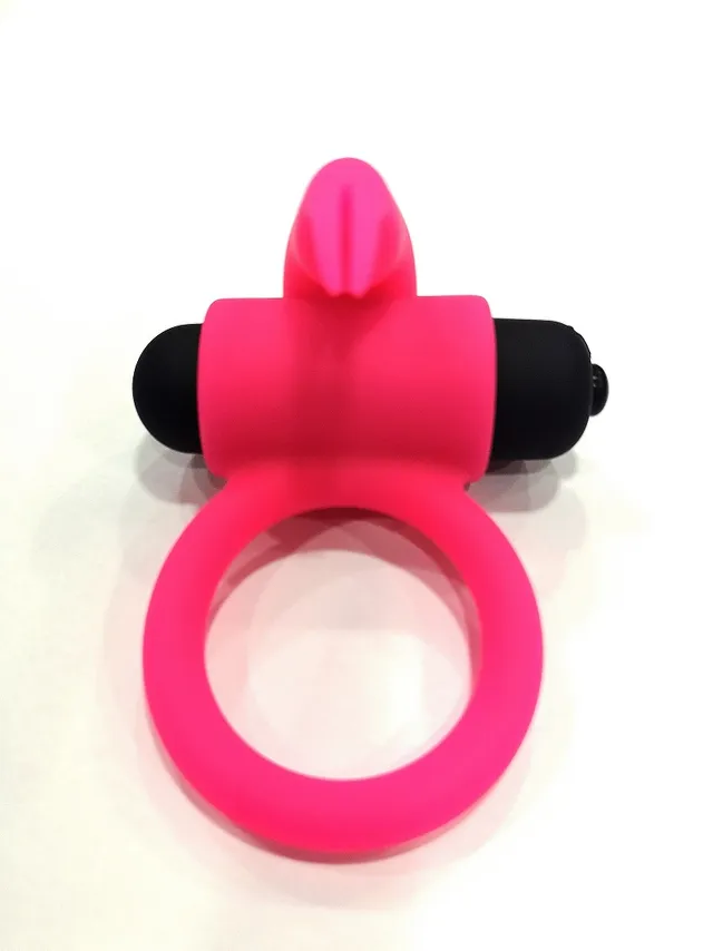 Love Hit by Virgite E9 anello vibratore rosa silicone