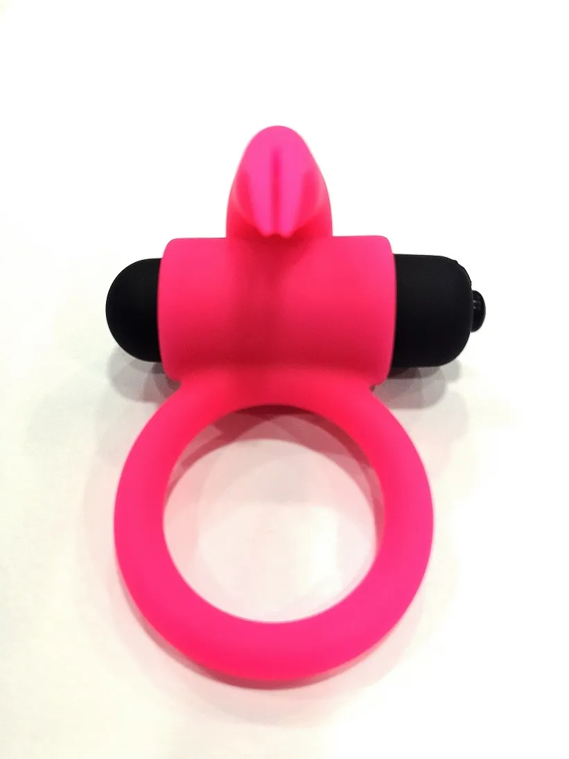Love Hit by Virgite E9 anello vibratore rosa silicone