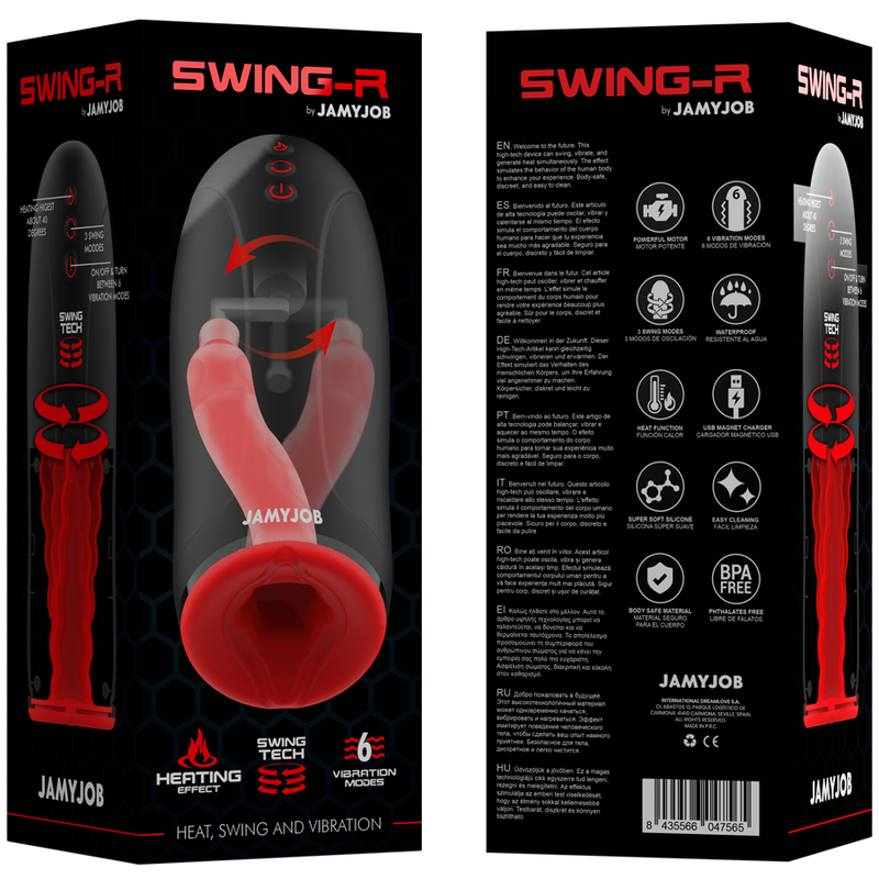 Jamyjob Swing-R masturbatore riscaldante