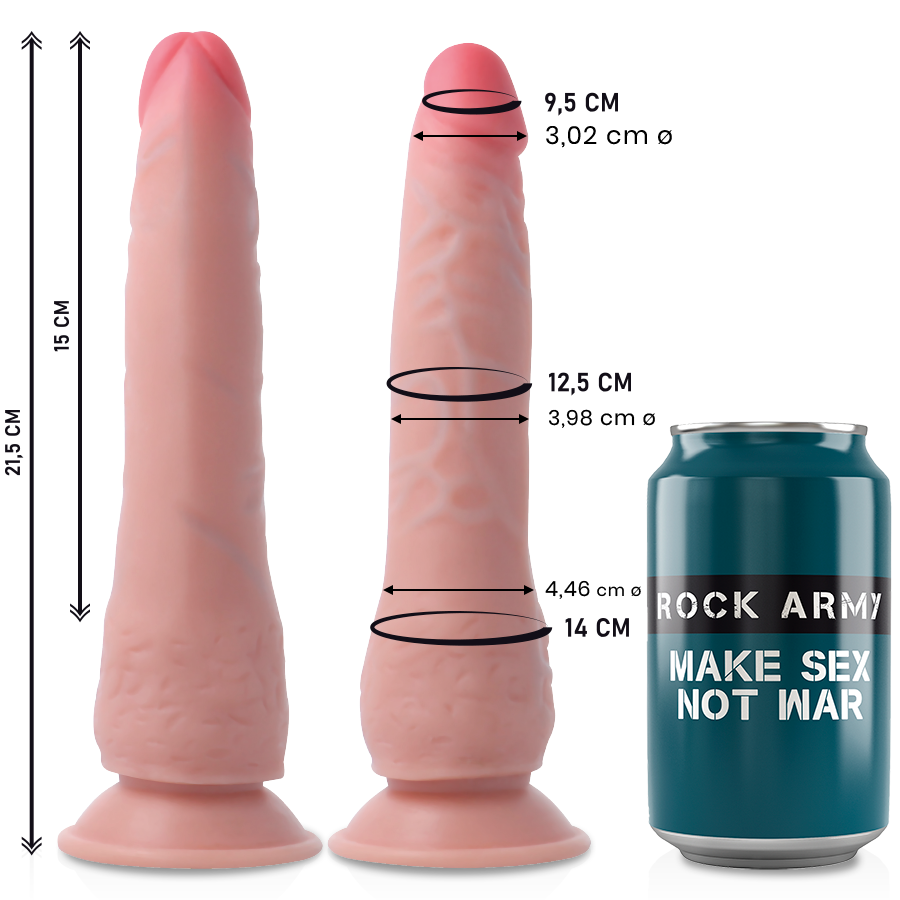 Rockarmy Crusader dildo realistico naturale 21,5 cm