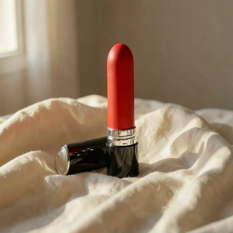 Lips Style Shia vibratore rossetto nero 10 vibrazioni