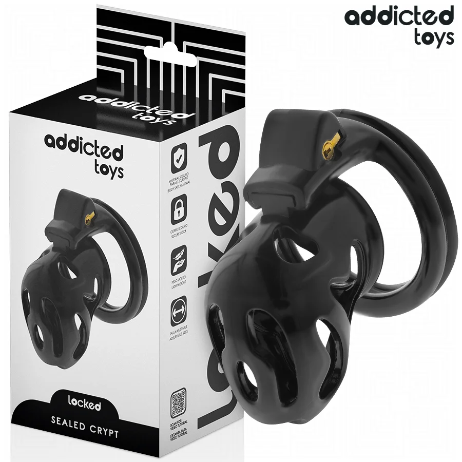 Addicted Toys Locked Crypt gabbia di castità 8 cm