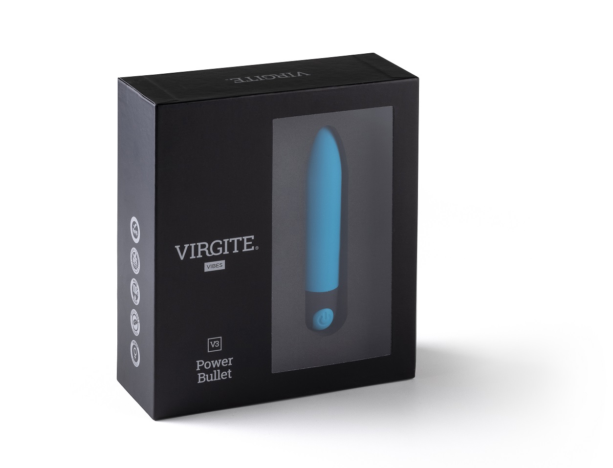 Virgite Love Hit V3 ovulo vibrante blu ricaricabile silicone