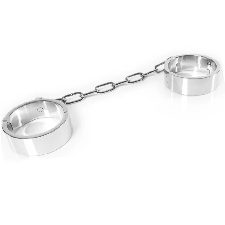 Metal Hard cavigliere BDSM acciaio con chiave a brugola