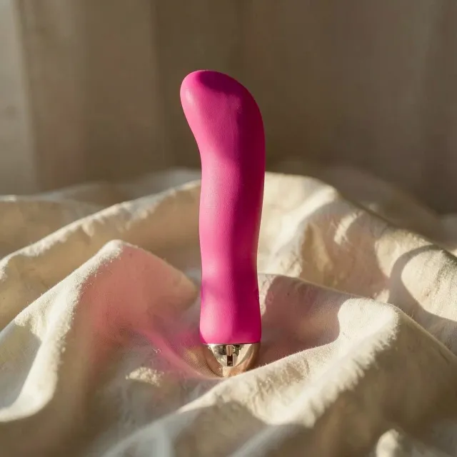 Dolce Vita Due Rosa vibratore rosa silicone 13,2 cm