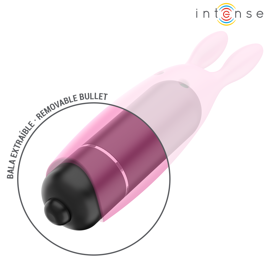 Intense Hopper mini vibratore clitoride rosa tascabile