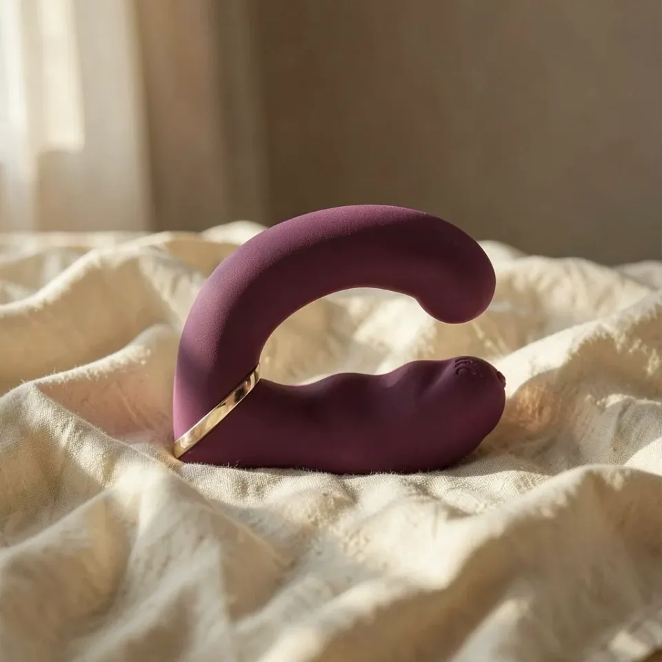 Rocks-Off Gemini vibratore rabbit viola silicone