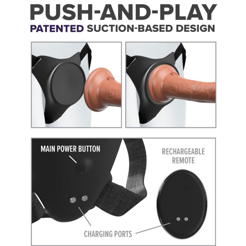Pipedream Body Dock G-Spot Pro imbracatura vibrante