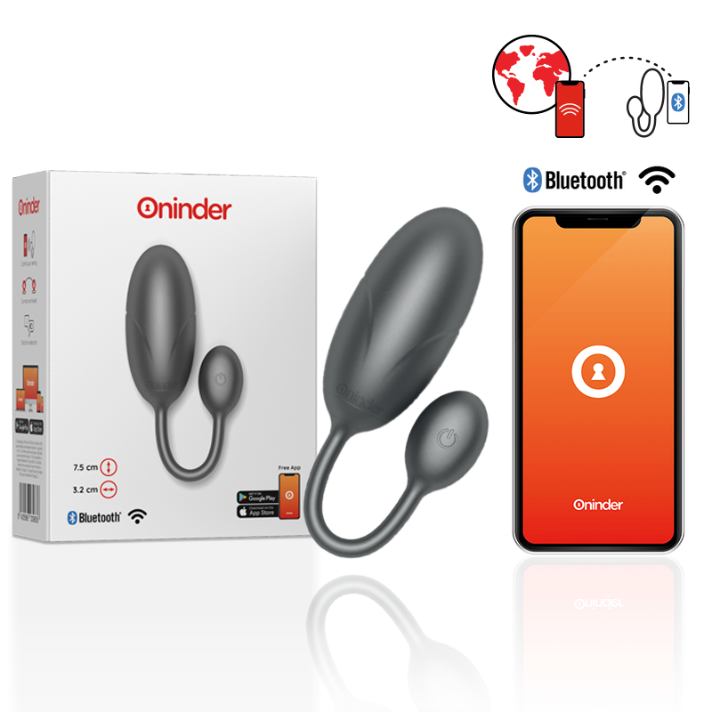 Oninder Tokyo vibratore punto G rosa con app