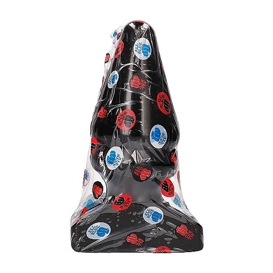 Frutille All Black plug anale conico 28,5 cm 11,5 cm