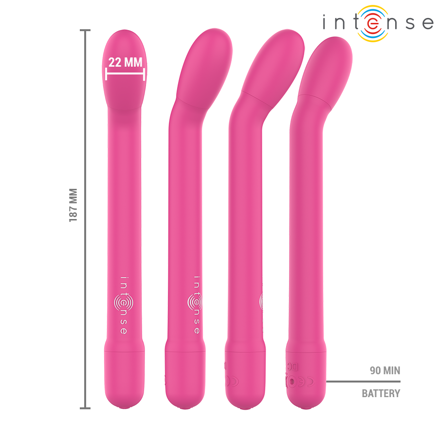 Frutille Karlie Intense vibratore punto G rosa 19 cm