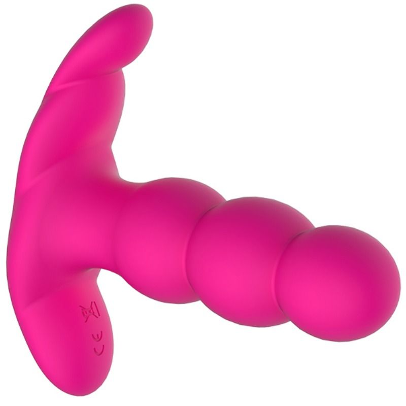 Nalone Pearl Nero plug anale vibrante con telecomando
