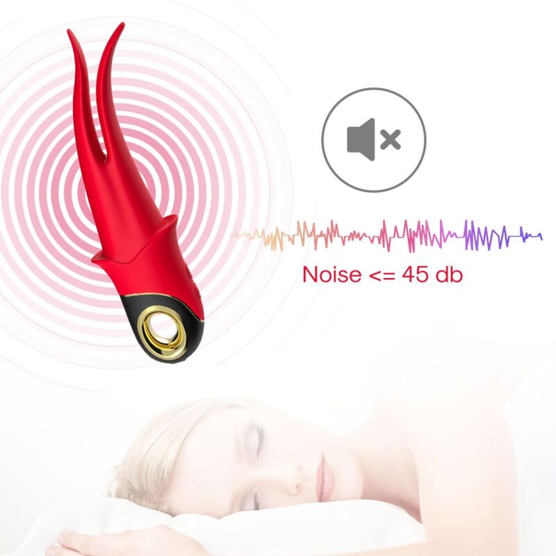 Armony Ombra stimolatore clitoride lingua rosso