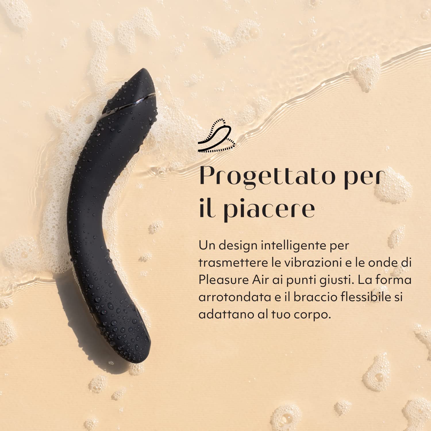 Womanizer OG stimolatore clitorideo grigio Pleasure Air