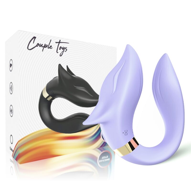 ARMONY Fox vibratore coppia viola telecomando