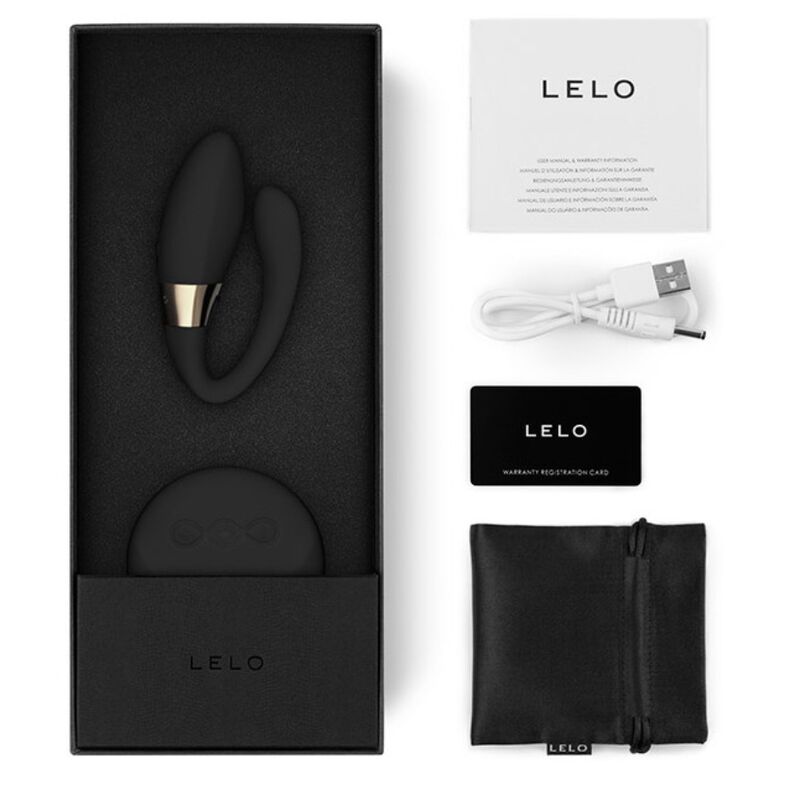 Lelo Tiani Duo vibratore di coppia nero con telecomando